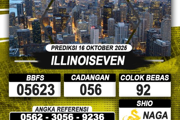 PREDIKSI ILLINOISEVEN 16 OKTOBER 2025 | PREDIKSI TOGEL KUNINGTOTO