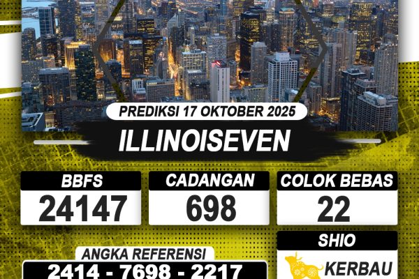 PREDIKSI ILLINOISEVEN 17 OKTOBER 2025 | PREDIKSI TOGEL KUNINGTOTO