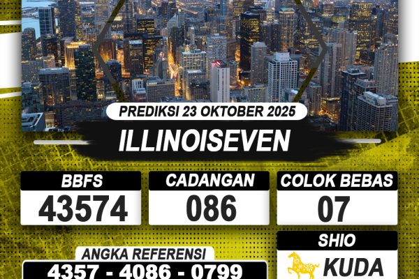PREDIKSI ILLINOISEVEN 23 OKTOBER 2025 | PREDIKSI TOGEL KUNINGTOTO