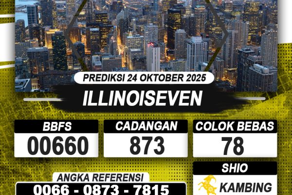 PREDIKSI ILLINOISEVEN 24 OKTOBER 2025 | PREDIKSI TOGEL KUNINGTOTO