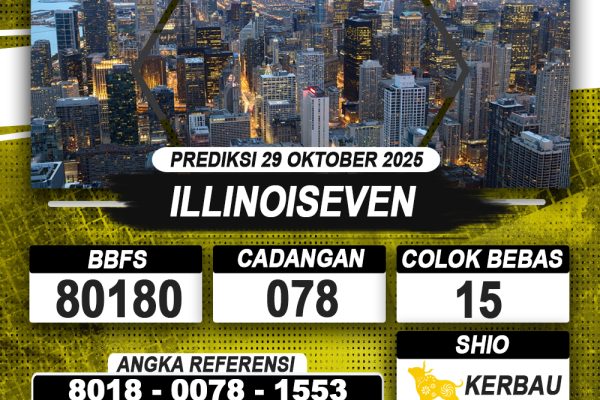 PREDIKSI ILLINOISEVEN 29 OKTOBER 2025 | PREDIKSI TOGEL KUNINGTOTO