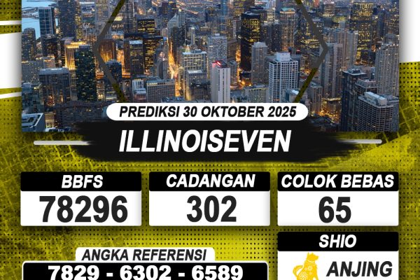 PREDIKSI ILLINOISEVEN 30 OKTOBER 2025 | PREDIKSI TOGEL KUNINGTOTO