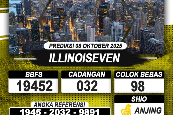 PREDIKSI ILLINOISEVEN 08 OKTOBER 2025 | PREDIKSI TOGEL KUNINGTOTO