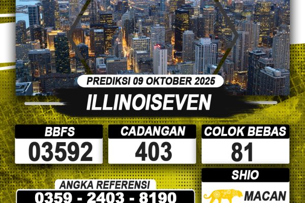 PREDIKSI ILLINOISEVEN 09 OKTOBER 2025 | PREDIKSI TOGEL KUNINGTOTO