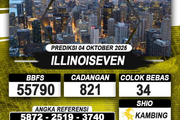 PREDIKSI ILLINOISEVEN 04 OKTOBER 2025 | PREDIKSI TOGEL KUNINGTOTO