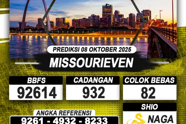 PREDIKSI MISSOURIEVEN 08 OKTOBER 2025 | PREDIKSI TOGEL KUNINGTOTO