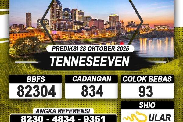 PREDIKSI TENNESEEVEN 28 OKTOBER 2025 | PREDIKSI TOGEL KUNINGTOTO