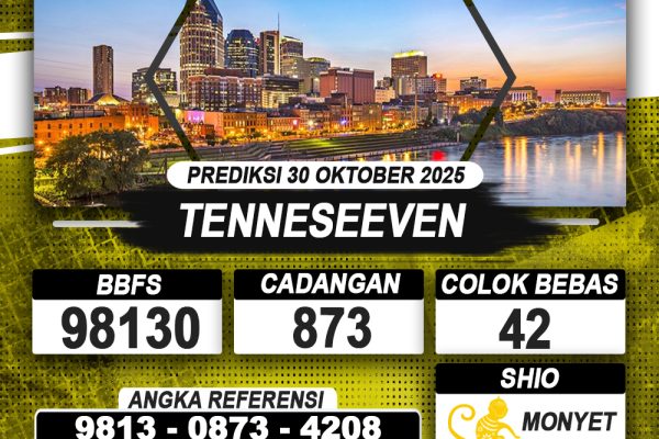 PREDIKSI TENNESEEVEN 30 OKTOBER 2025 | PREDIKSI TOGEL KUNINGTOTO