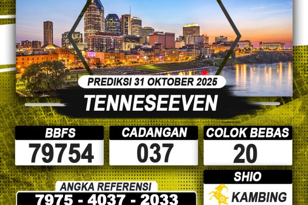 PREDIKSI TENNESEEVEN 31 OKTOBER 2025 | PREDIKSI TOGEL KUNINGTOTO