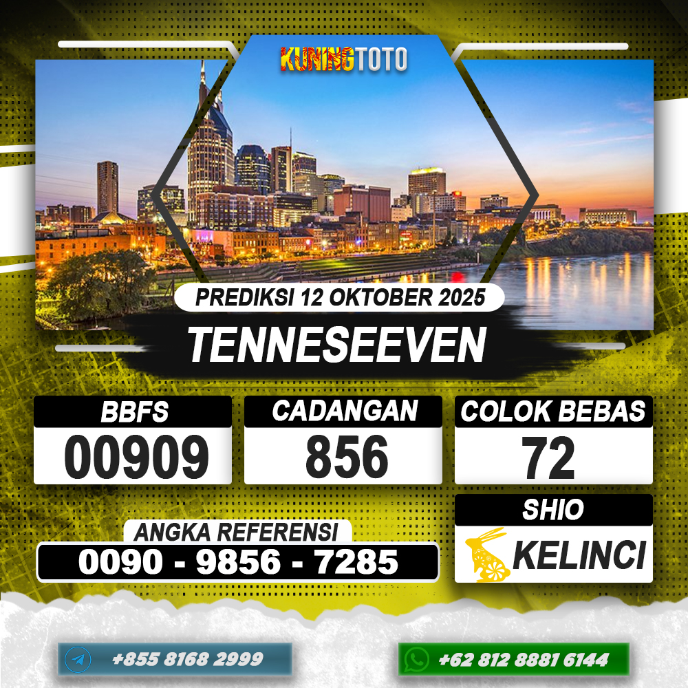 PREDIKSI TENNESEEVEN 12 OKTOBER 2025 | PREDIKSI TOGEL KUNINGTOTO