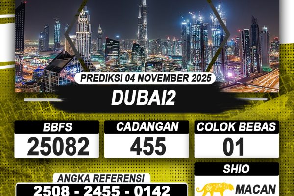 PREDIKSI DUBAI2 04 NOVEMBER 2025 | PREDIKSI TOGEL KUNINGTOTO