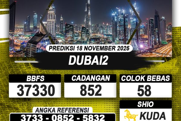 PREDIKSI DUBAI2 18 NOVEMBER 2025 | PREDIKSI TOGEL KUNINGTOTO