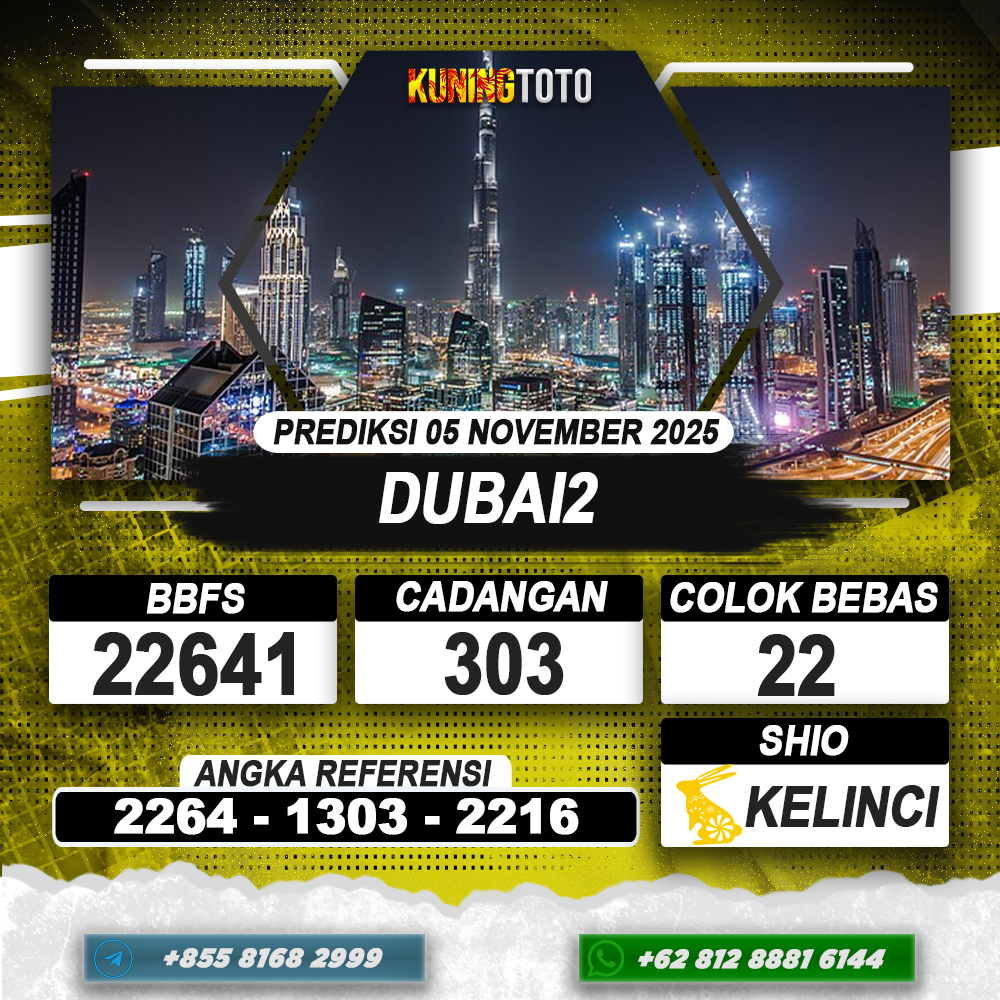 PREDIKSI DUBAI2 05 NOVEMBER 2025 | PREDIKSI TOGEL KUNINGTOTO