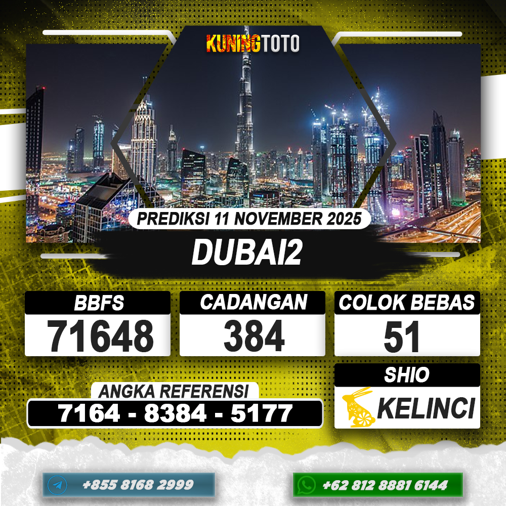 PREDIKSI DUBAI2 11 NOVEMBER 2025 | PREDIKSI TOGEL KUNINGTOTO