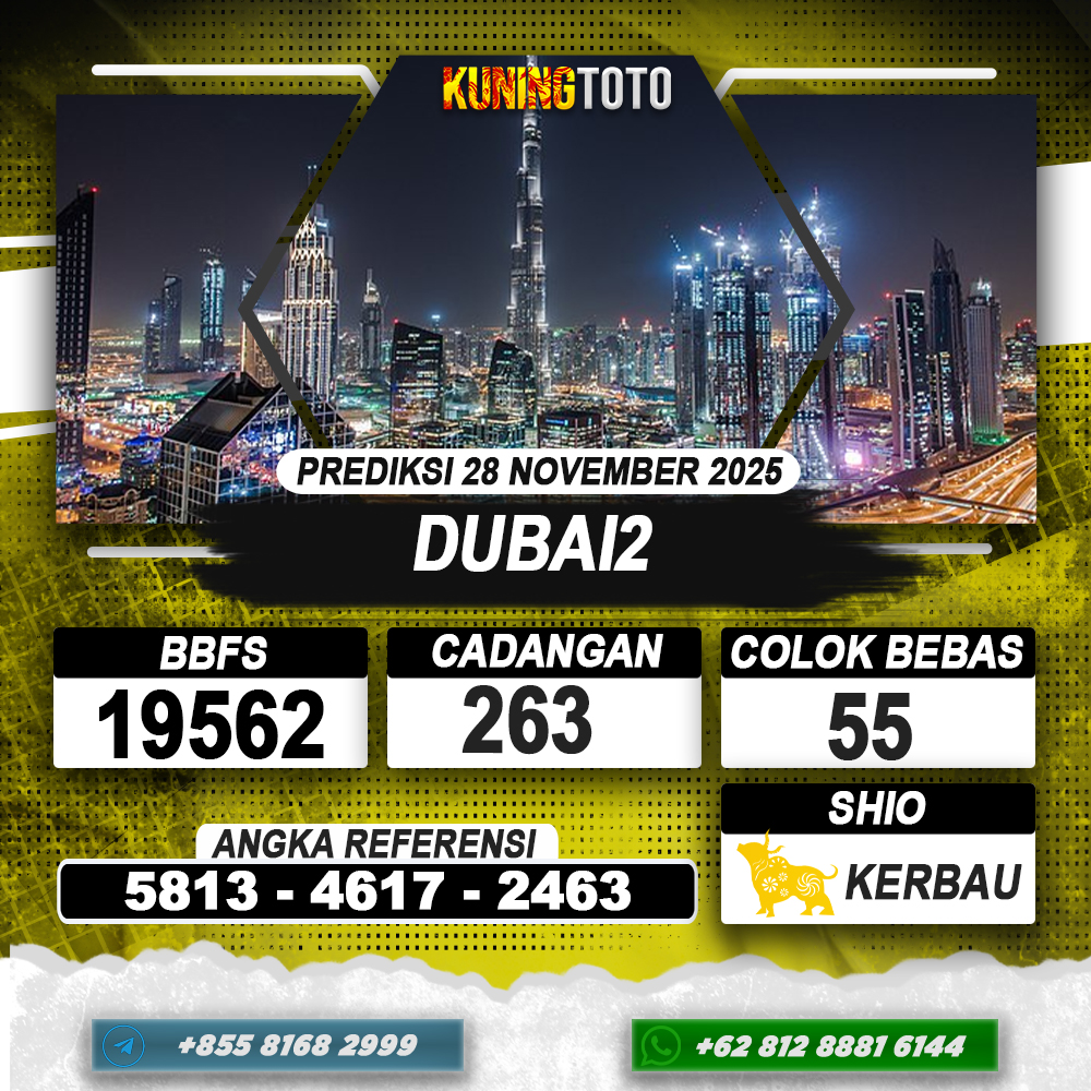PREDIKSI DUBAI2 28 NOVEMBER 2025 | PREDIKSI TOGEL KUNINGTOTO