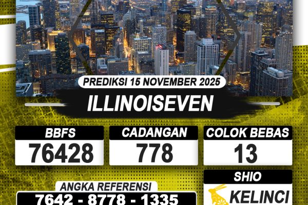 PREDIKSI ILLINOISEVEN 15 NOVEMBER 2025 | PREDIKSI TOGEL KUNINGTOTO