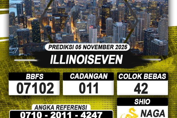 PREDIKSI ILLINOISEVEN 05 NOVEMBER 2025 | PREDIKSI TOGEL KUNINGTOTO