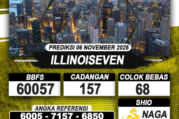 PREDIKSI ILLINOISEVEN 06 NOVEMBER 2025 | PREDIKSI TOGEL KUNINGTOTO