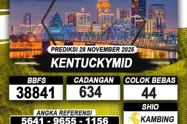 PREDIKSI KENTUCKYMID 28 NOVEMBER 2025 | PREDIKSI TOGEL KUNINGTOTO