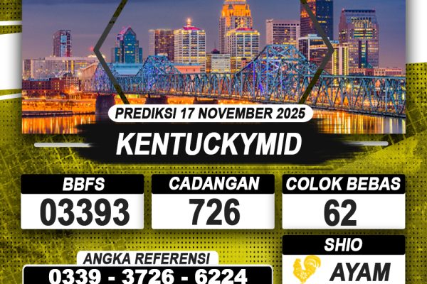 PREDIKSI KENTUCKYMID 17 NOVEMBER 2025 | PREDIKSI TOGEL KUNINGTOTO