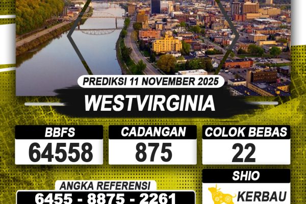 PREDIKSI WESTVIRGINIA 11 NOVEMBER 2025 | PREDIKSI TOGEL KUNINGTOTO