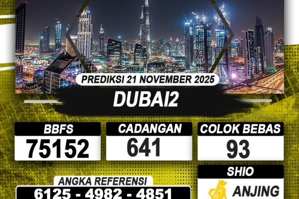 PREDIKSI DUBAI2 21 NOVEMBER 2025 | PREDIKSI TOGEL KUNINGTOTO