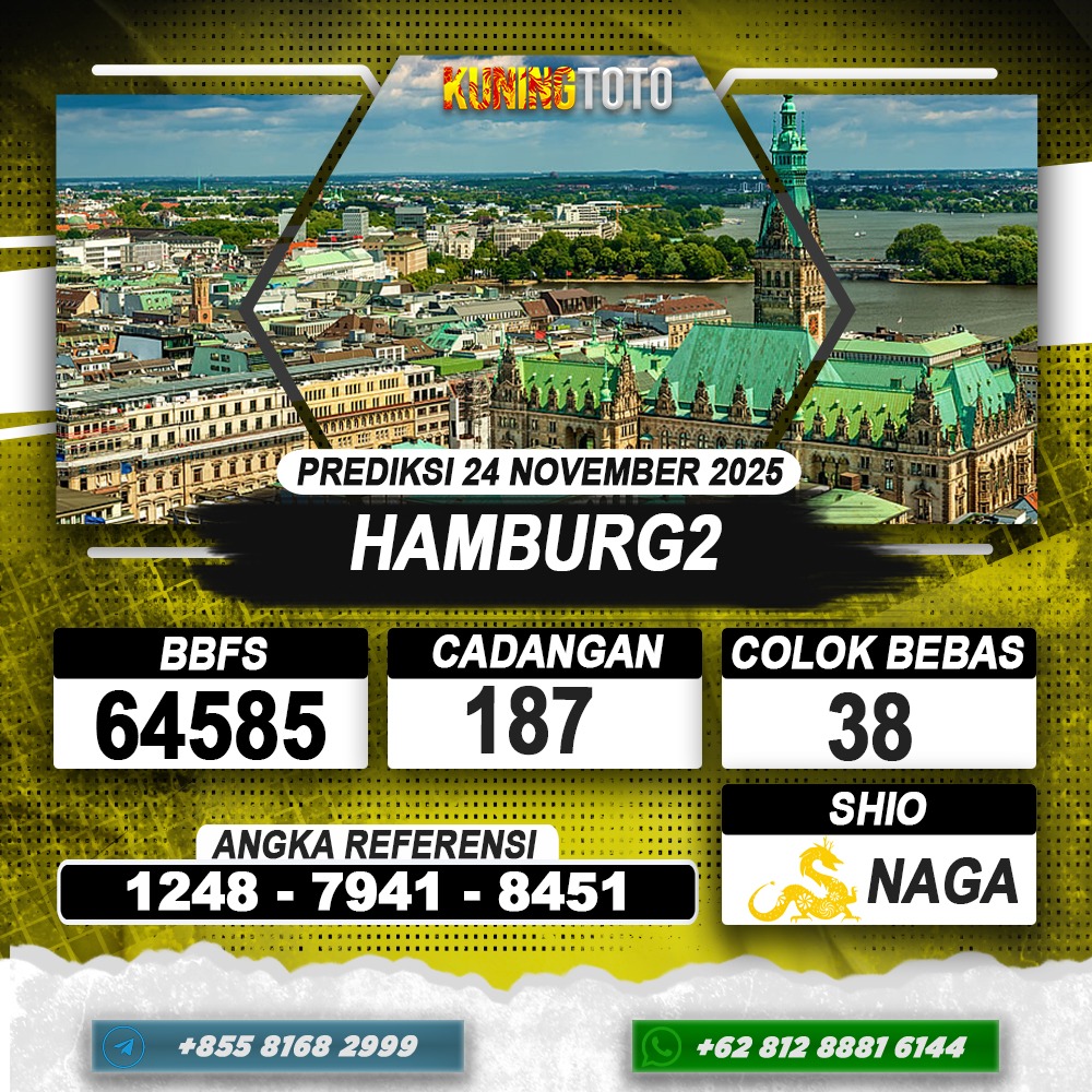 PREDIKSI HAMBURG2 24 NOVEMBER 2025 | PREDIKSI TOGEL KUNINGTOTO