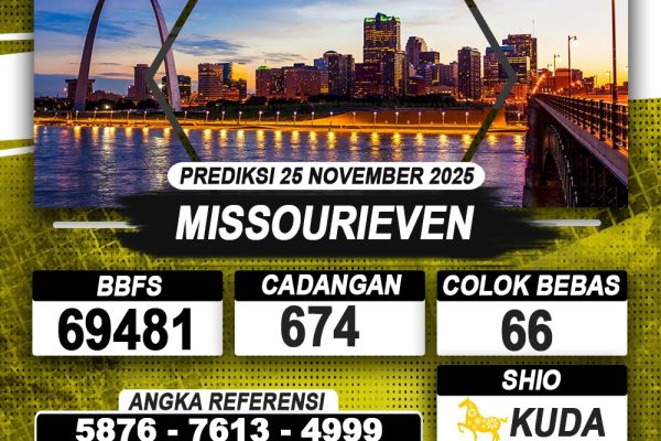 PREDIKSI MISSOURIEVEN 25 NOVEMBER 2025 | PREDIKSI TOGEL KUNINGTOTO