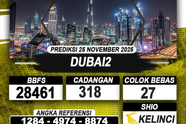 PREDIKSI DUBAI2 25 NOVEMBER 2025 | PREDIKSI TOGEL KUNINGTOTO