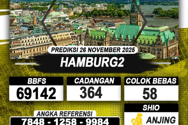 PREDIKSI HAMBURG2 26 NOVEMBER 2025 | PREDIKSI TOGEL KUNINGTOTO