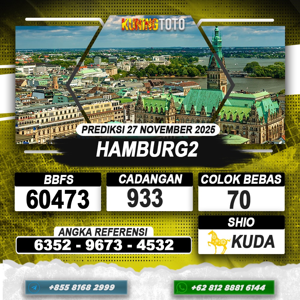PREDIKSI HAMBURG2 27 NOVEMBER 2025 | PREDIKSI TOGEL KUNINGTOTO