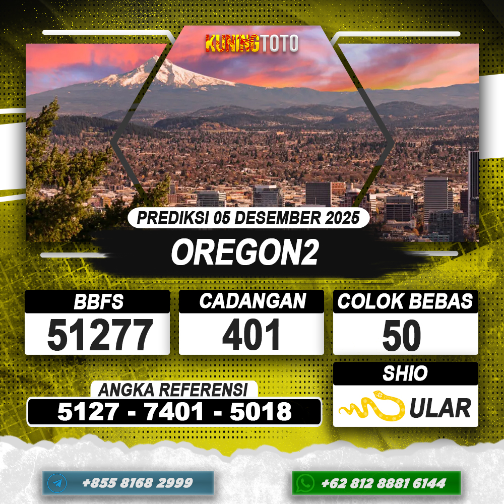 PREDIKSI OREGON2 05 DESEMBER 2025 | PREDIKSI TOGEL KUNINGTOTO