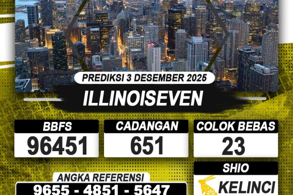 PREDIKSI ILLINOISEVEN 03 DESEMBER 2025 | PREDIKSI TOGEL KUNINGTOTO