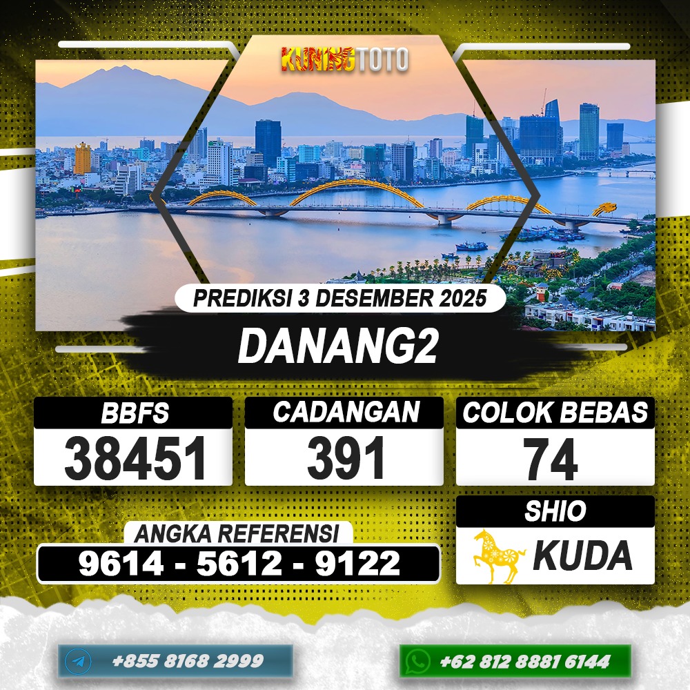 PREDIKSI DANANG2 03 DESEMBER 2025 | PREDIKSI TOGEL KUNINGTOTO